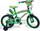 Bicicletta per Bambino 16" 2 Freni Kidfun Regina BMX Verde
