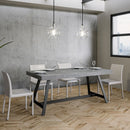 Tavolo 180x90x76 cm Achille Fix Cemento