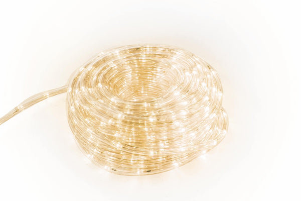 sconto Tube LED Noël 8m Blanc Chaud 8 Fonctions 147 LED Tabby