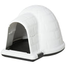 Cuccia per Cani Taglia Piccola 68,2x80x53 cm in Polipropilene Bianco