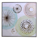 Quadro dipinto astratto colori pastellocm 82x82x4,5