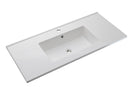 Lavabo da Incasso 101x46,5x2 cm in Resina TFTBianco Lucido