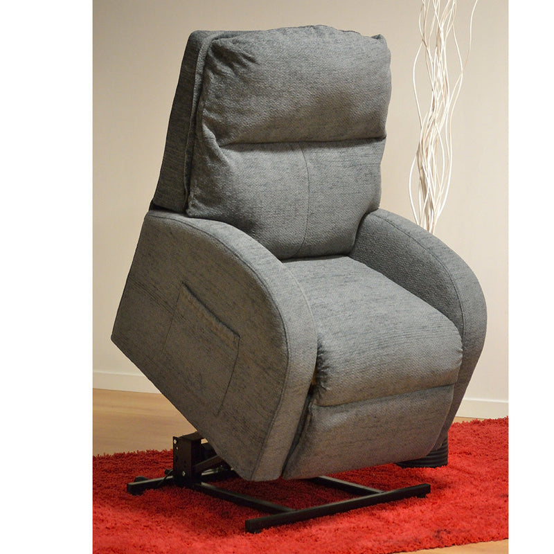 Poltrona Relax Elettrica Magnolia con Alzapersona Lift 2 Motori in Similpelle Nero