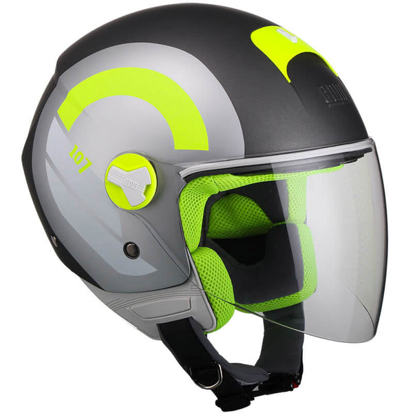 Casque Demi-Jet Scooter CGM Taormina 107R Titane Mat Visière Longue Différentes Tailles online