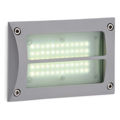 Lampada a Incasso Diviso a Led Colore Alluminio per Esterno Linea Route Livos