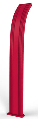 Doccia Solare da Esterno Giardino 40L Miscelatore e Lavapiedi Arkema Dada Cherry