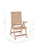 Poltrona Reclinabile 61,5x64x109h cm Maryland 