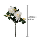 Set 4 Rami Artificiali di Camelia Altezza 60 cm Beige
