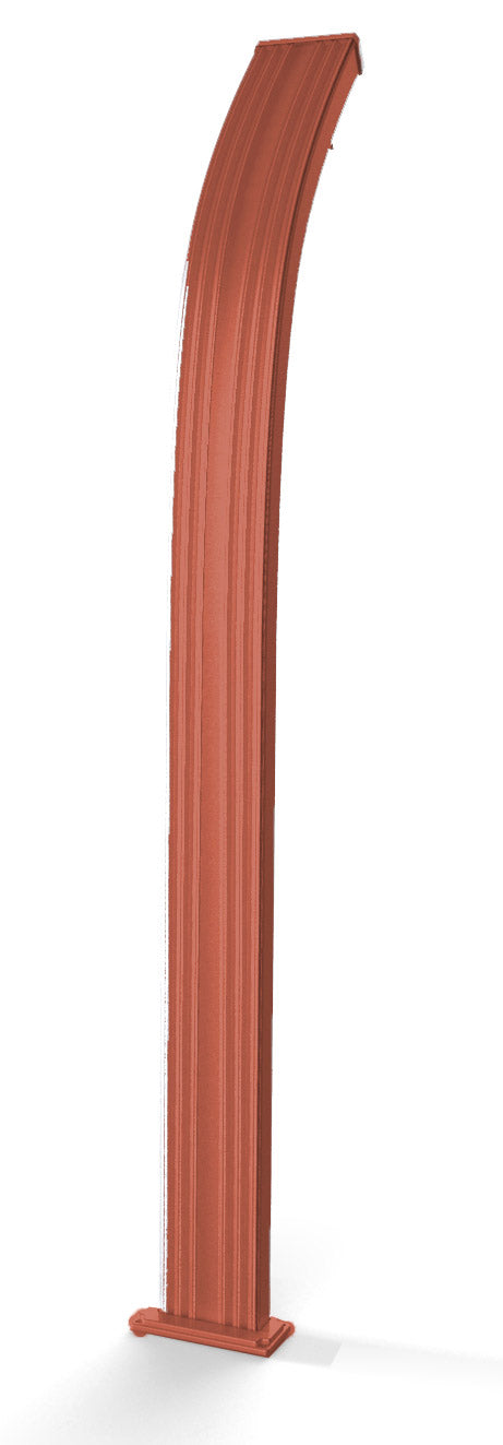 Doccia da Esterno Giardino Miscelatore e Lavapiedi Arkema Spring Fascia Inox Oro Van Gogh