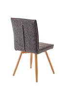 Set di 4 Sedie in PU Morbido 89x53x43cm TFT Chair Grigio
