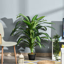 Pianta Artificiale Dracena H110 cm con Vaso Verde