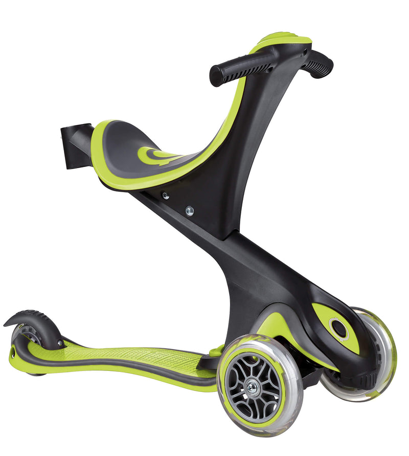 Monopattino Passeggino Triciclo 3 Ruote 5 in 1 Globber Evo Comfort Verde