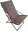 Spiaggina Sedia a Sdraio Prendisole Pieghevole 84x63x89 cm in Acciaio e Tessuto Oxford  Grigio