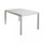 Table Milo 150x90x74 h cm en Aluminium Gris Tourterelle