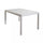 Table Milo 150x90x74 h cm en Aluminium Gris Tourterelle