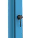 Doccia Solare da Giardino 40L Miscelatore e Lavapiedi Sined Sole XXL Blu