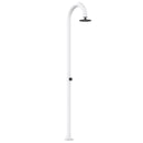 Doccia da Giardino ad Acqua Fredda in Alluminio con Timer Sined Luna Bianco 