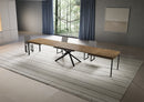 Tavolo Allungabile 180-440x90x74 cm Niket Noce Gambe Antracite