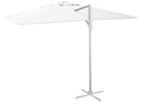 Ombrellone da Giardino Decentrato 3x3m in Alluminio New Michigan Bianco