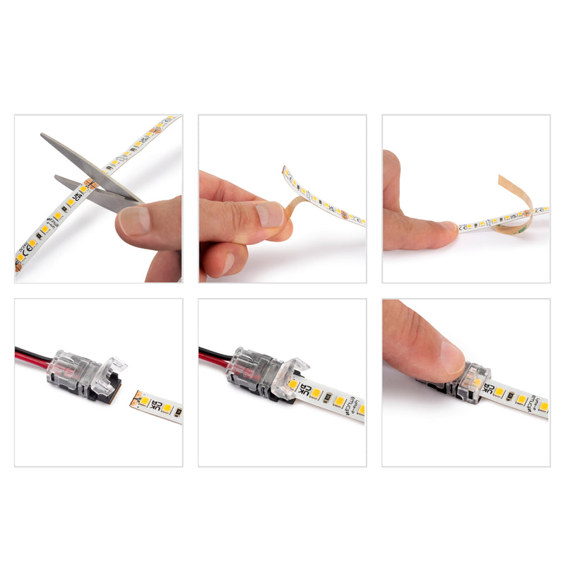 Kit Illuminazione Automatica Striscia LED 5 mt per Armadi e Mobili Emuca 