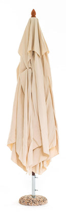 Ombrellone da Giardino 3x3 m Palo Ø48 mm in Legno e Poliestere Oasis Ecrù