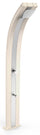 Douche de Jardin Solaire Extérieure Mitigeur 40L et Lave Pieds Arkema Dada Bande Inox Champagne Bronze