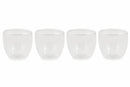 Set 4 Tazzine Caffè Senza Manico in Vetro Incamiciato 90 ml Villa d'Este Home Tivoli Moka