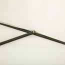 Mezzo Ombrellone da Giardino con Apertura a Manovella  Mezzaluna Beige