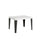 Table extensible 120-204x80x77 cm Frêne blanc flamme et anthracite