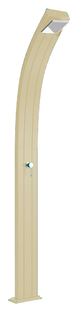 sconto Douche de Jardin Solaire Extérieure 30L Arkema Spring Champagne Bronze Mitigeur
