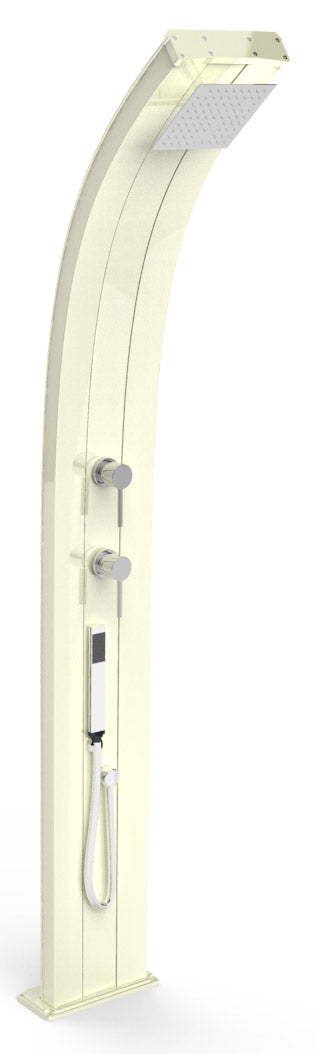 Mitigeur de douche de jardin et douchette Arkema Dada Top Line Perla Bianca sconto