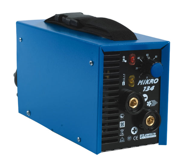 sconto Awelco Mikro 124 MMA Inverter Electrode Poste à souder avec étui