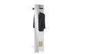 Mobile Appendiabiti con Specchio 50x32x191 cm Kompact Bianco Lucido  