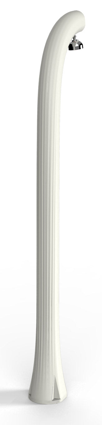 Doccia Solare da Esterno Giardino 30L Miscelatore Arkema Jolly Plus Bianco