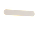 Applique da Interno a LED in Metallo Bianco Opaco