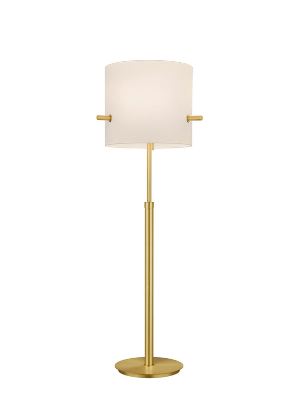 online Lampadaire d'intérieur E27 en métal laiton satiné