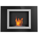 Camino a Bioetanolo da Parete 90x63 cm Flig Indianapolis Nero