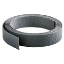 Bordo Flessibile da Giardino Verdemax Effetto Roccia 5 m x 12 cm in PP Grigio      
