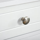 Mobile da Bagno 2 Ante con Cassetti 60x30x75 cm in Legno Bianco  