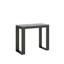 Consolle Allungabile 90-300x40x77 cm in Nobilitato Grigio