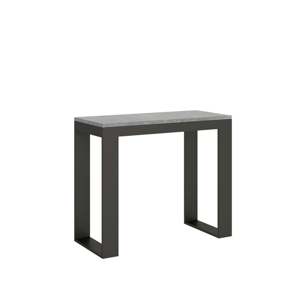 Consolle Allungabile 90-300x40x77 cm in Nobilitato Grigio acquista