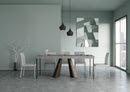 Consolle Allungabile 90-196x40x77 cm in Nobilitato Grigio