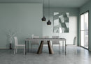 Consolle Allungabile 90-300x40x77 cm in Nobilitato Grigio