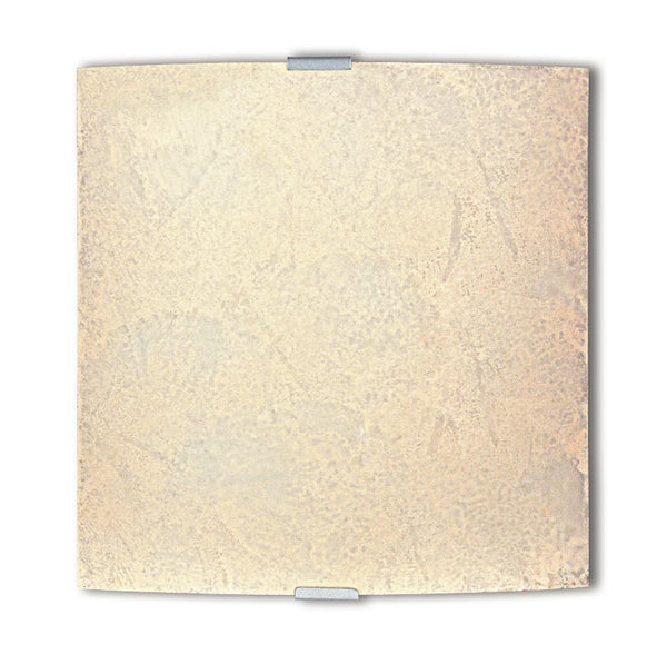 prezzo Applique en verre ambré, décoration de sable, applique murale carrée moderne E27