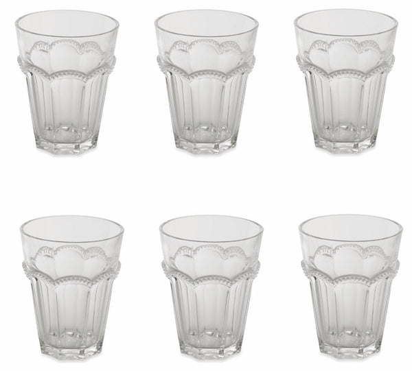 Pack de 6 Verres à Eau en Verre 283ml VdE Tivoli 1996 Floyd sconto
