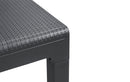 Set da Giardino Divano 2 Poltrone e Tavolino in Resina Keter Emily Lounge Antracite