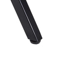 Scrivania da Ufficio Inclinabile Fino a 60° con Sponda in Metallo e Legno Nero 90x50x76-91 cm 