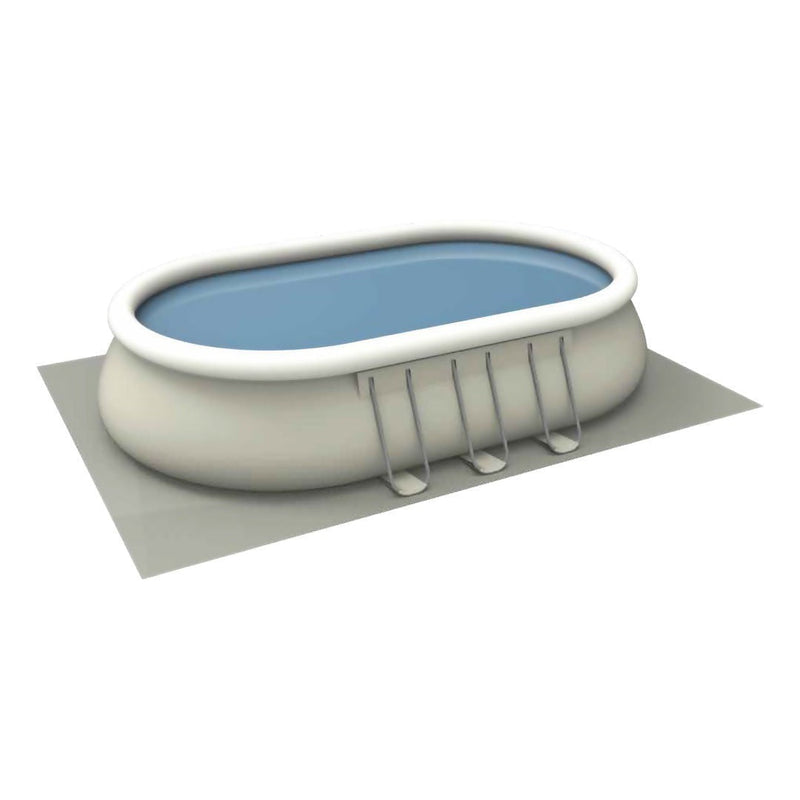 Piscina Fuori Terra Ovale 732x360x122cm Jilong Grigia