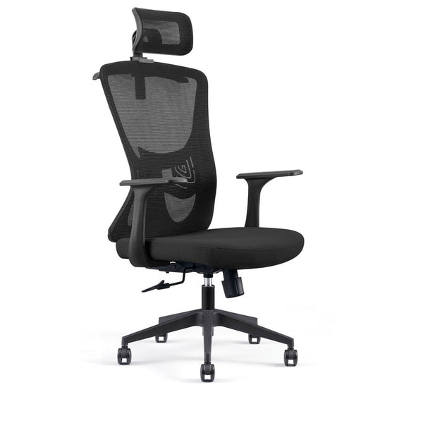 acquista Sedia Poltrona Direzionale da Ufficio in Similpelle Nera