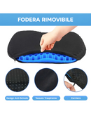 Cuscino Gel per Sedute Prolungate 37x30x4 cm Ergonomico